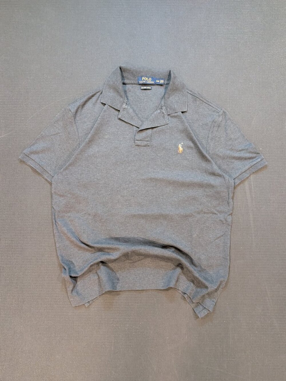Polo Ralph Lauren Pima Soft Touch Polo Mens M Grey Flesh Pony Golf Performance